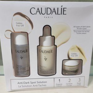 Caudalie VINOPERFECT Anti-Dark Spot Brightening Solution Wash+Serum+Moisturizer